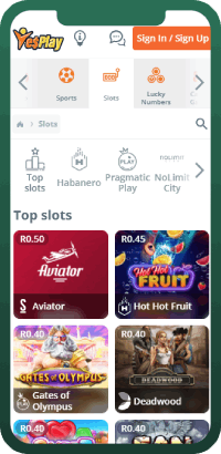 YesPlay Casino Mobile