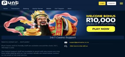 Punt Casino Live Chat